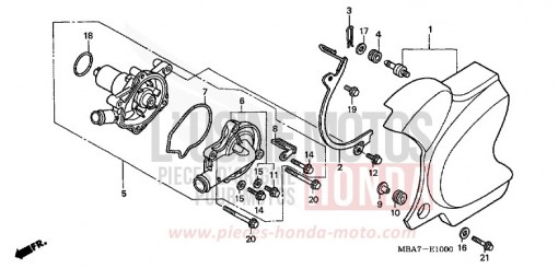POMPE A EAU VT750C21 de 2001